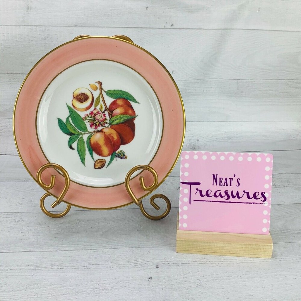Email de Limoges FRUIT Peach Salad Plate